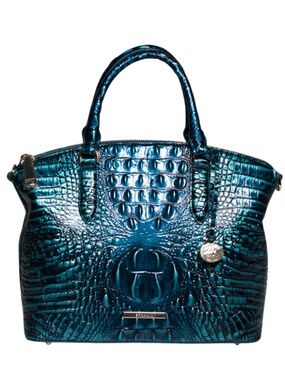 Brahmin Duxbury Satchel in Blue Patina Melbourne – A